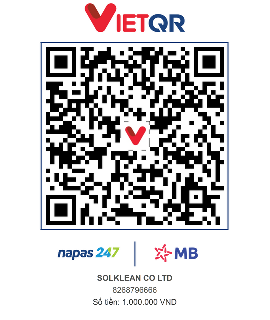VietQR SolKlean - quét mã chuyển khoản